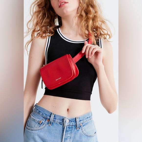 Matt & Nat Handbags - Matt & Nat Bold Red Crossbody Bag